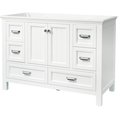 Fgi Brantley Series Bathroom Vanity, 48 in W Cabinet, 2112 in D Cabinet, 34 in H Cabinet, Wood, White BAWV4822D